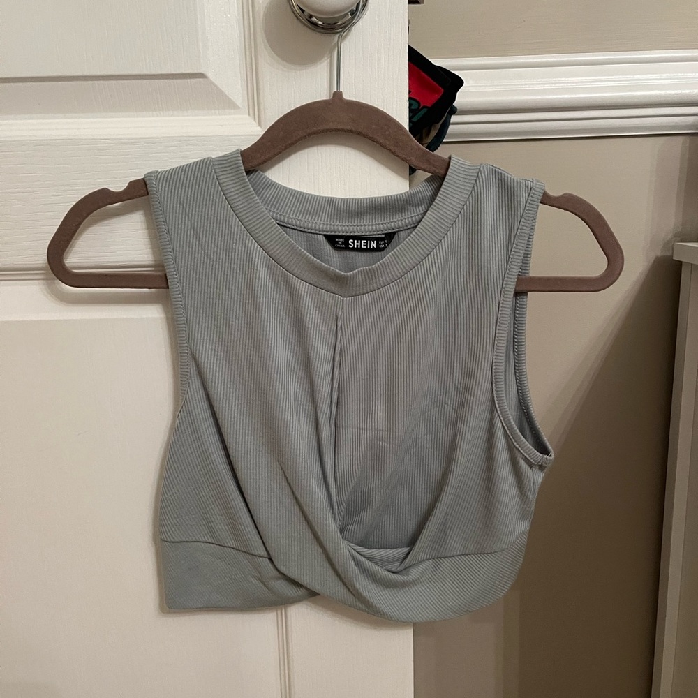 Shein Cropped Cross-Over Tank